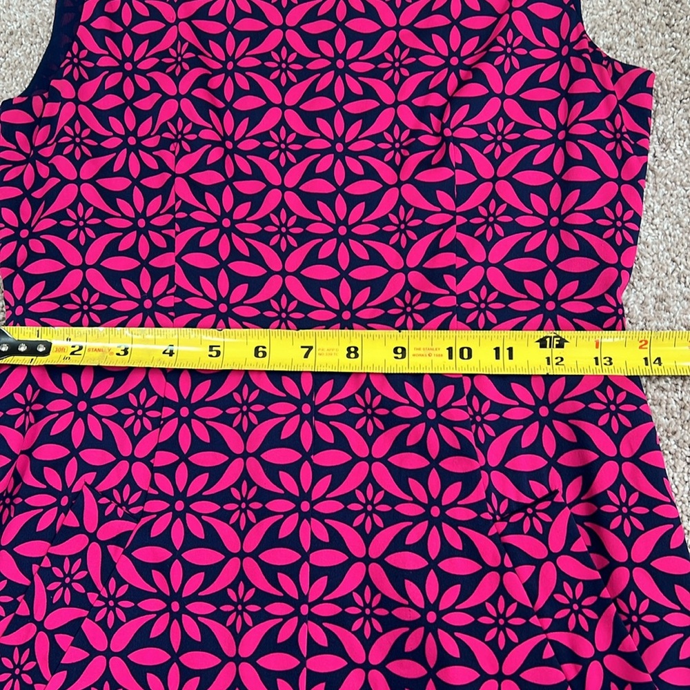 Diane von Furstenberg Pink Patterned Dress Size 0 - Picture 6 of 8